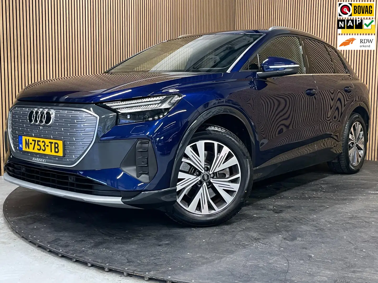 Audi Q4 e-tron 40 Launch Edition Advanced Plus 77 kWh|TREKHAAK|AC Bleu - 1