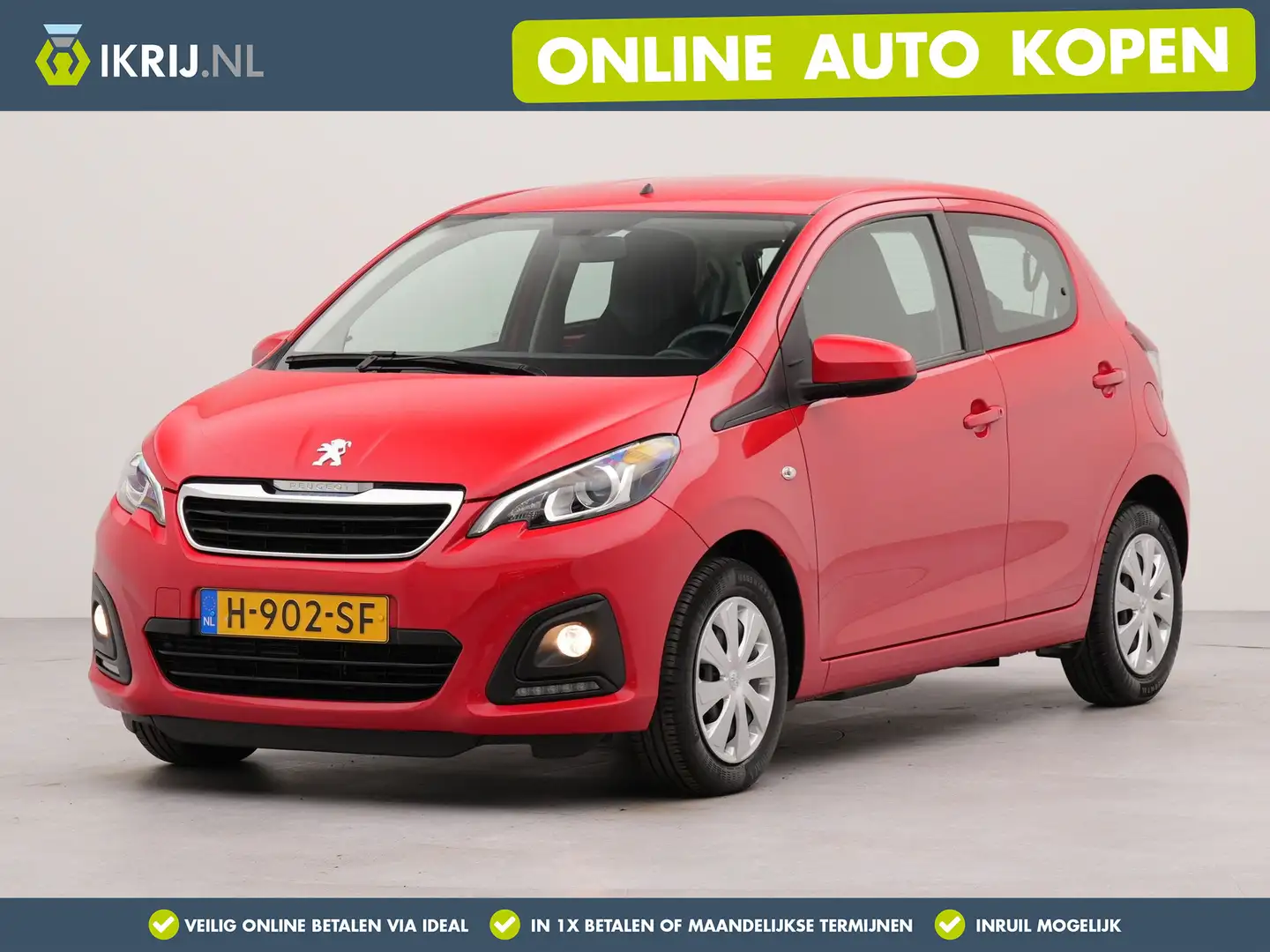 Peugeot 108 1.0 e-VTi Active | Buetooth | Airco | Rood - 1