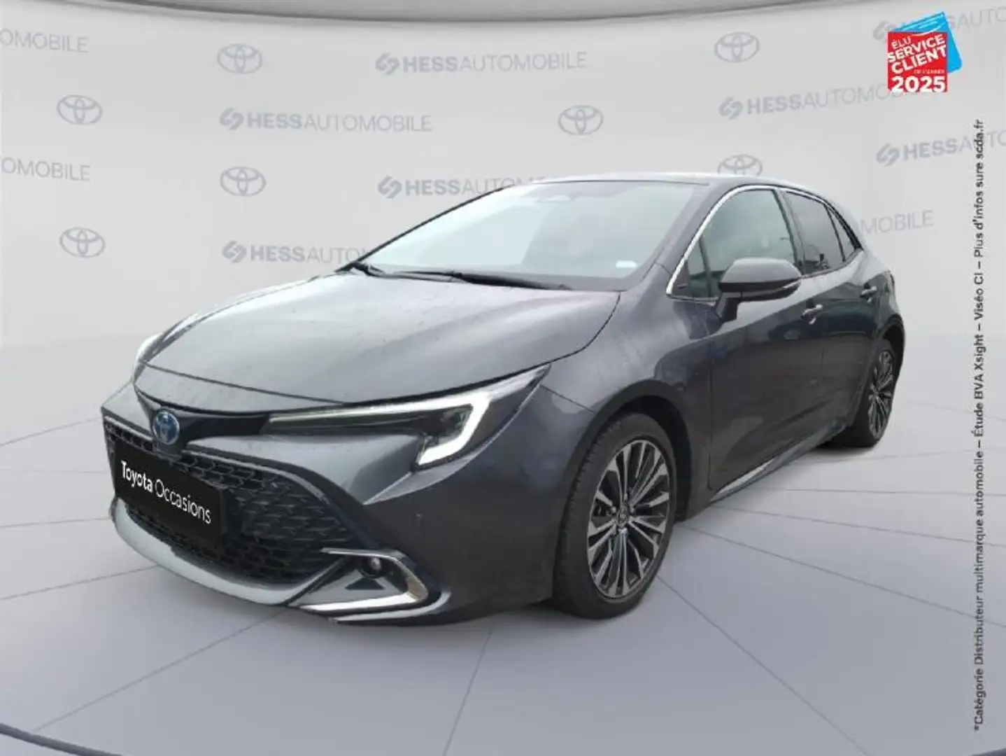 Toyota Corolla 1.8 140ch Design MY24 Sieges chauf Camera Gris - 1