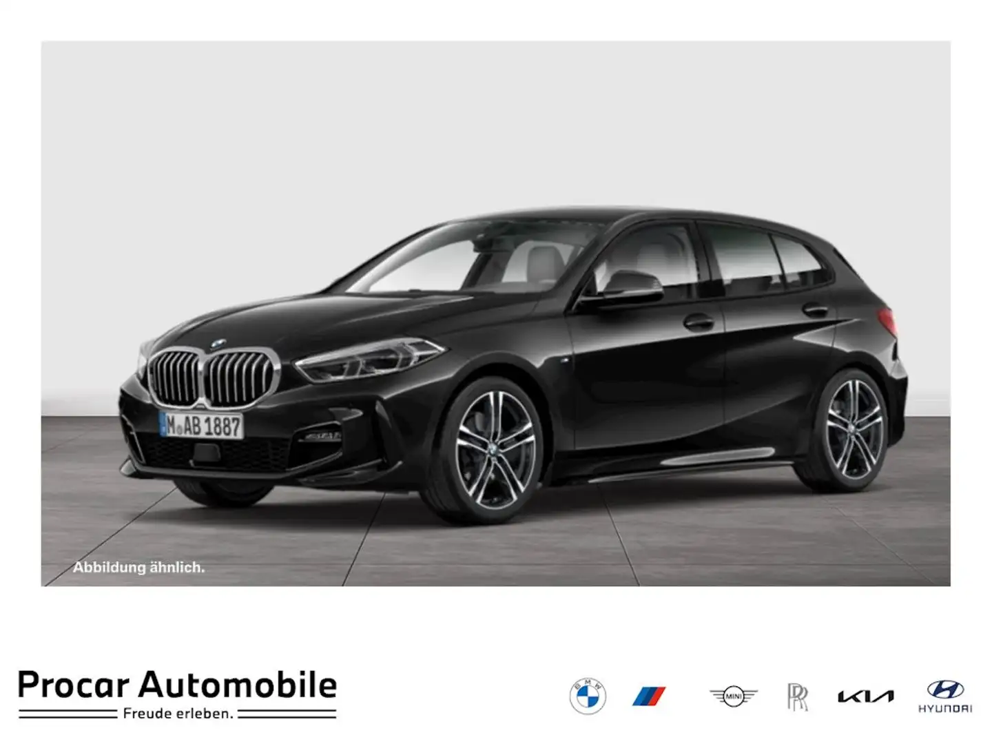 BMW 118 i M Sport RFK NAVI LED Sound Syst. PDC V+H Schwarz - 1