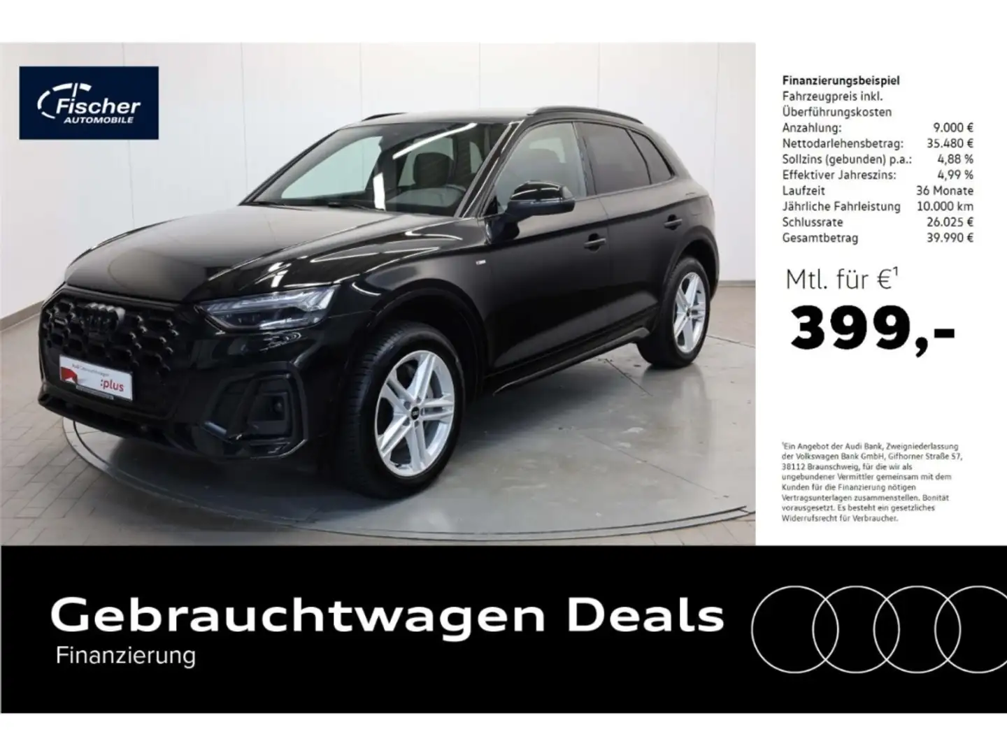 Audi Q5 e-hybrid 50 TFSI e quattro S line Schwarz - 1