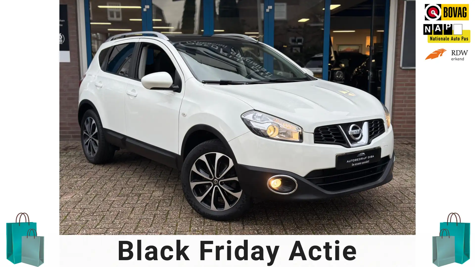 Nissan Qashqai 2.0 Connect Edition 2012 NAVI PANO CLIMA Trek Blanc - 1