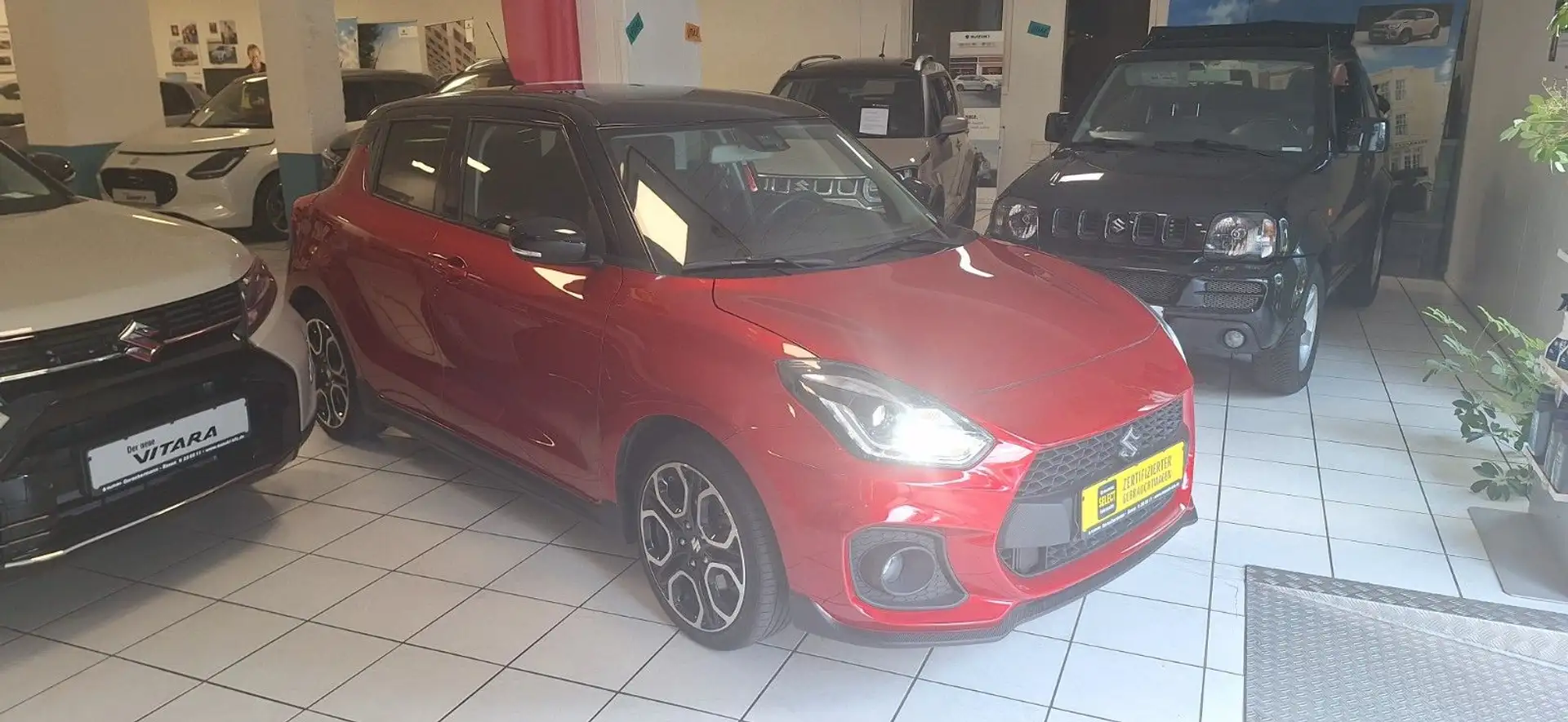 Suzuki Swift 1.4 BOOSTERJET HYBRID Sport /WKR Rouge - 2