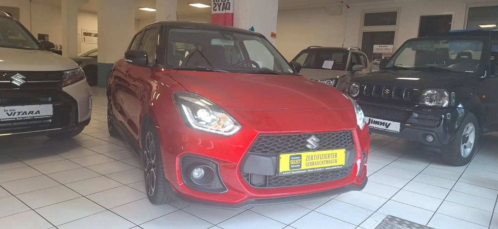 Suzuki Swift 1.4 BOOSTERJET HYBRID Sport /WKR Rouge - 1