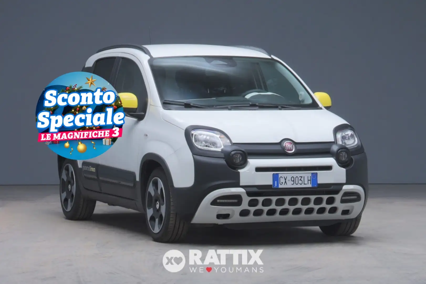Fiat Panda Pandina 1.0 Firefly Hybrid 70CV Cross Bianco - 1