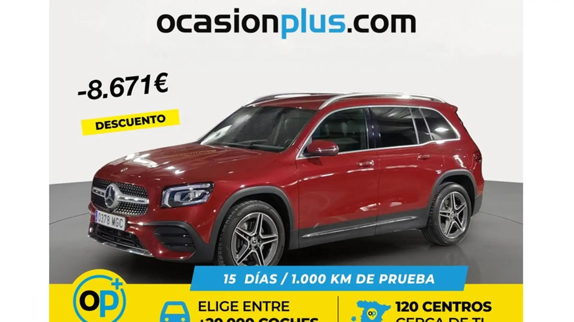 Mercedes-Benz GLB 220 220d 4Matic 8G-DCT Rojo - 1