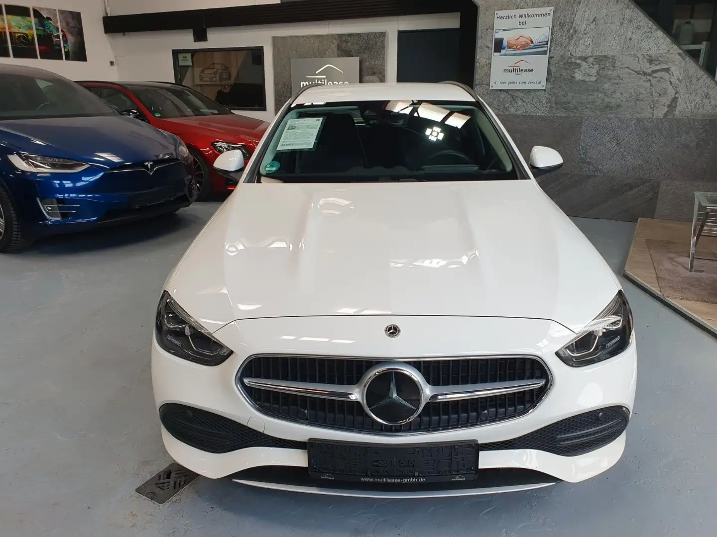 Mercedes-Benz C 220 T d 9G-Tronic Distronic|Head-up Weiß - 2