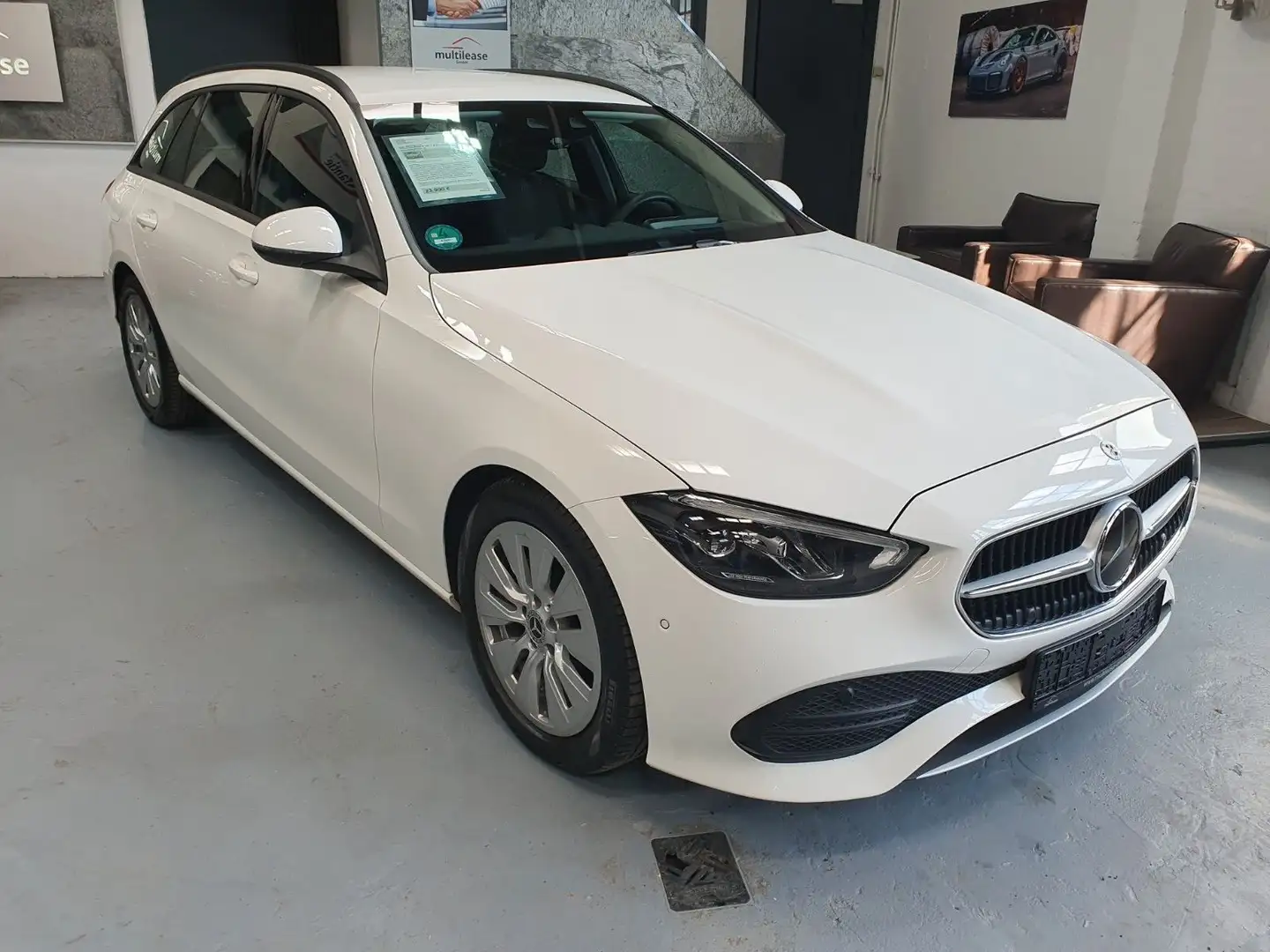 Mercedes-Benz C 220 T d 9G-Tronic Distronic|Head-up Weiß - 1