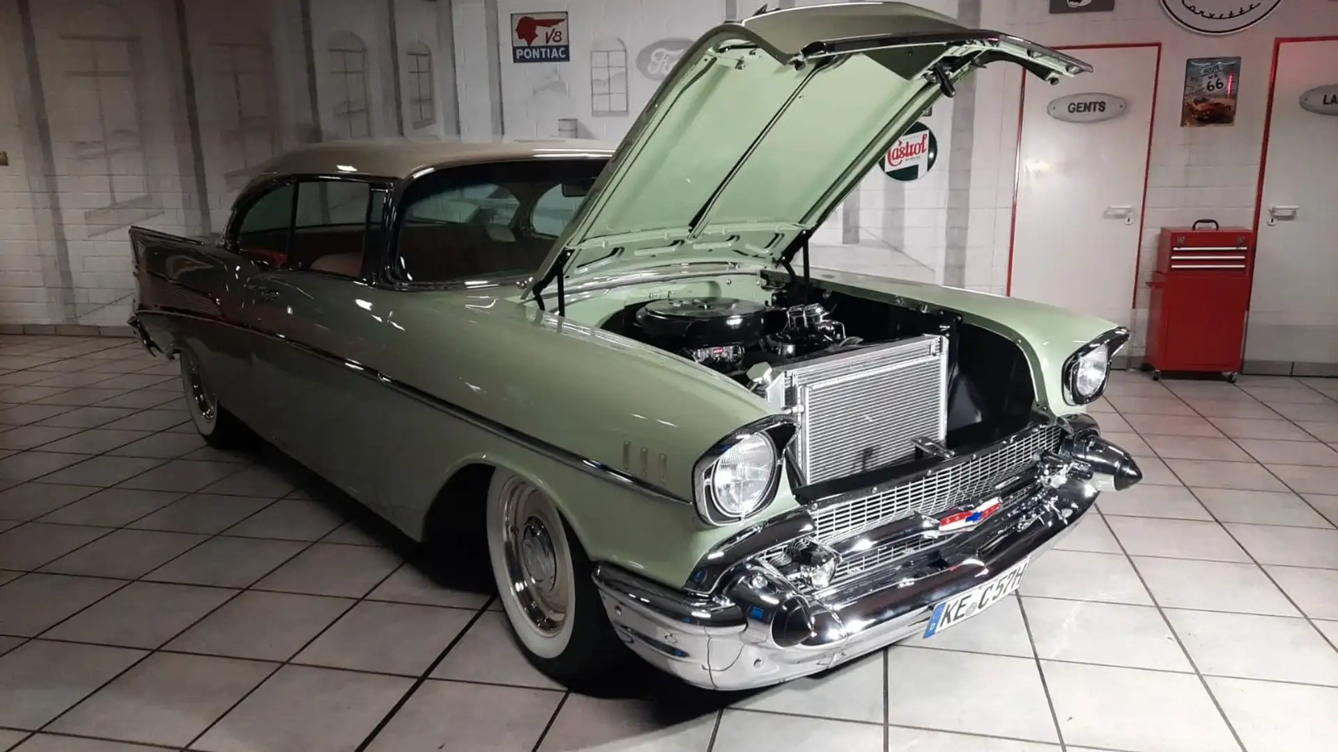 Chevrolet Bel Air, 350 CUI V8, phantastischer Zustand Vert - 2