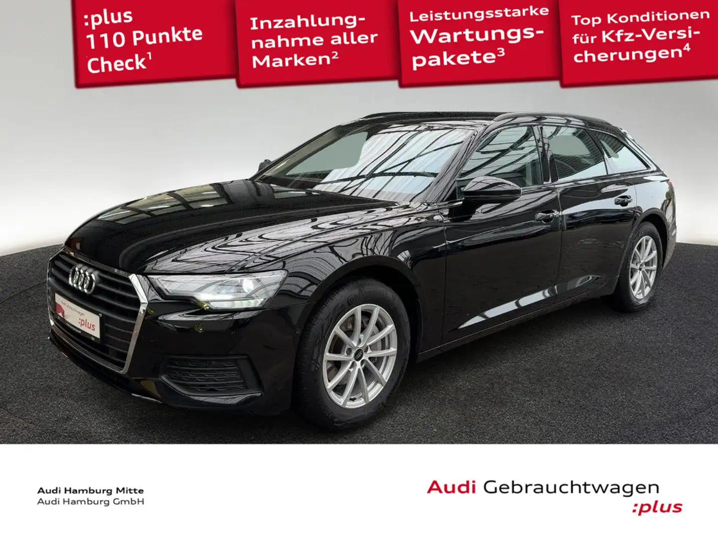 Audi A6 35 TDI S tronic AHK Sitzhzg PDC LED Noir - 1