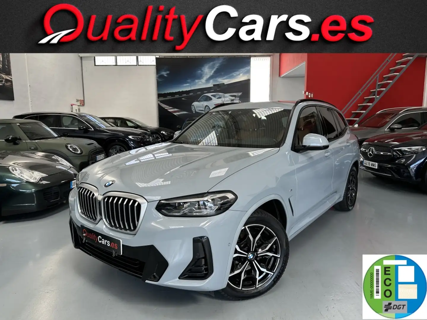 BMW X3 xDrive 20dA xLine M Sport Gris - 1