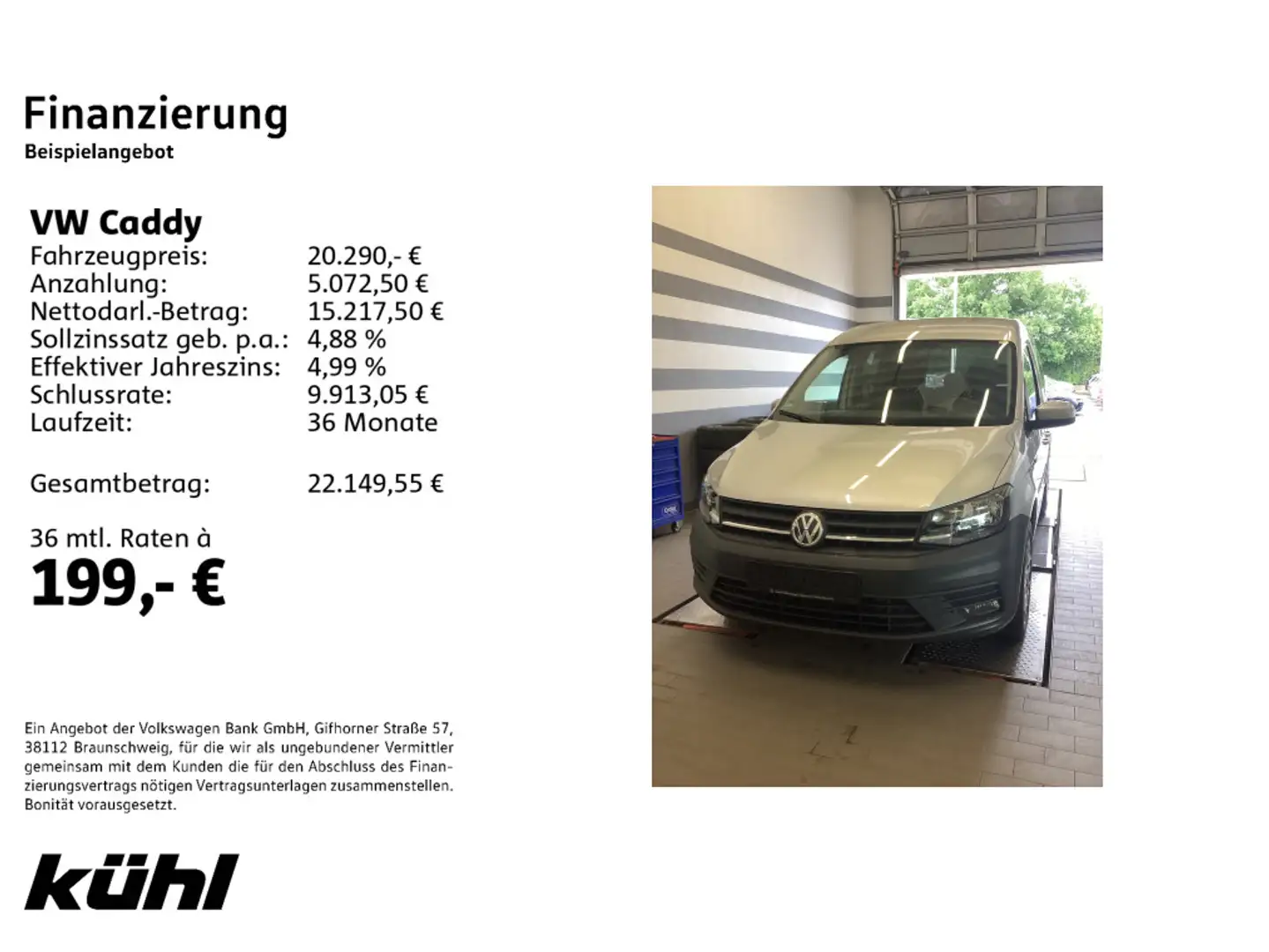 Volkswagen Caddy 1.4 TSI Trendline Climatronic, PDC hinten, Argento - 2