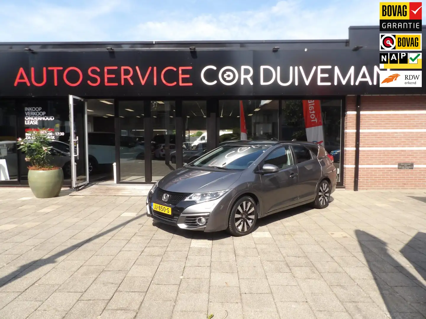 Honda Civic Tourer 1.6D Comfort VOLLEDIG ONDERHOUDEN CIVIC TOU Šedá - 1