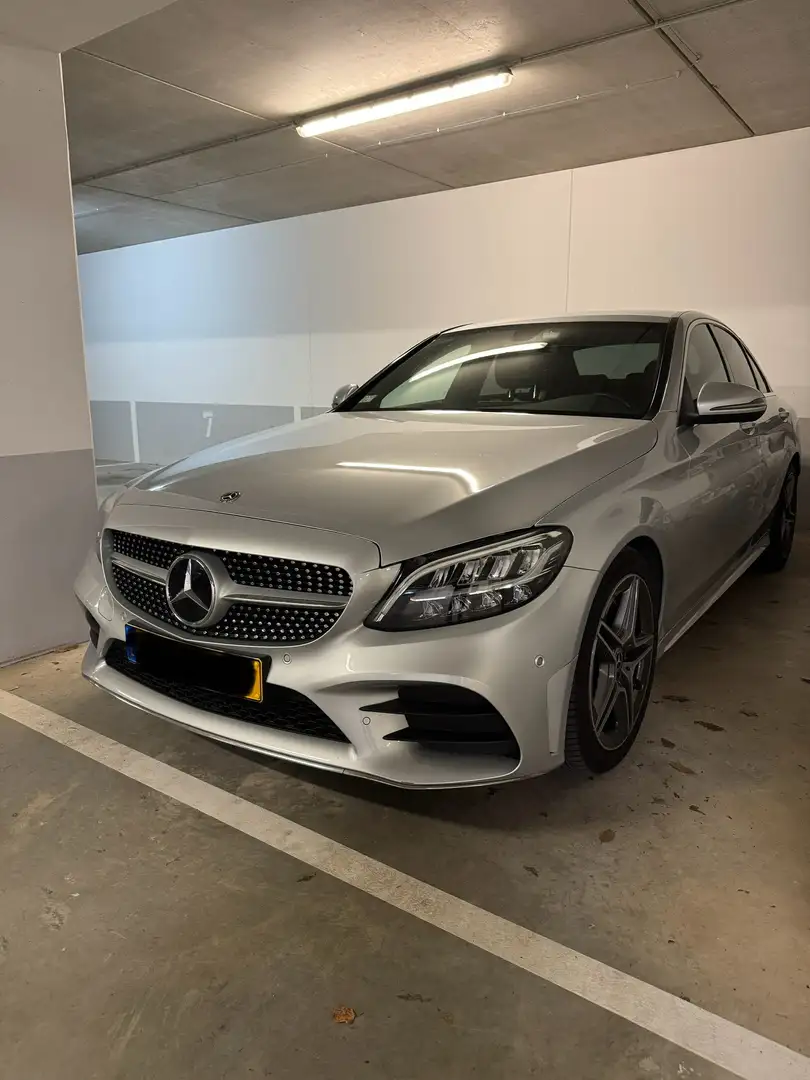 Mercedes-Benz C 220 d 9G-TRONIC AMG Line Gris - 1