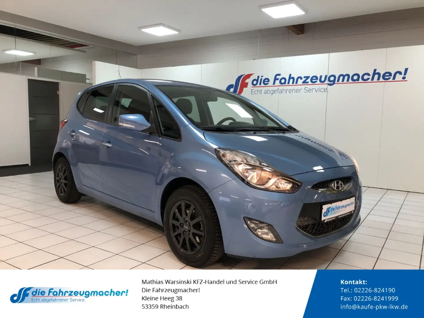 Hyundai iX20 Jubiläums 1.4 Leder Klimaaut. SHZ  Berganfahrass. Blau - 1