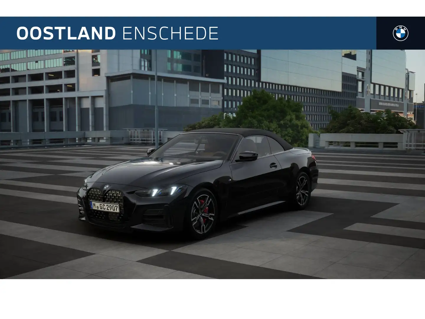 BMW 430 4 Serie Cabrio 430i xDrive High Executive M Sport Zwart - 1
