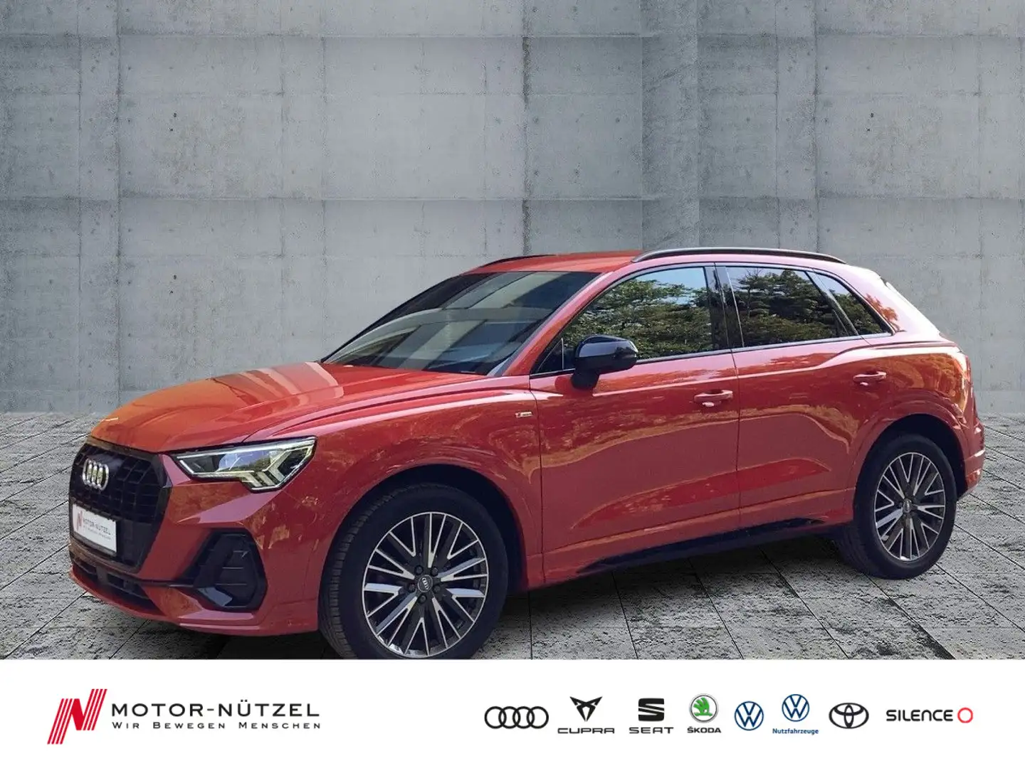 Audi Q3 35 TFSI S-LINE LED+NAV+AHK+GRA+SHZ+DAB+VC+19Z Rouge - 1