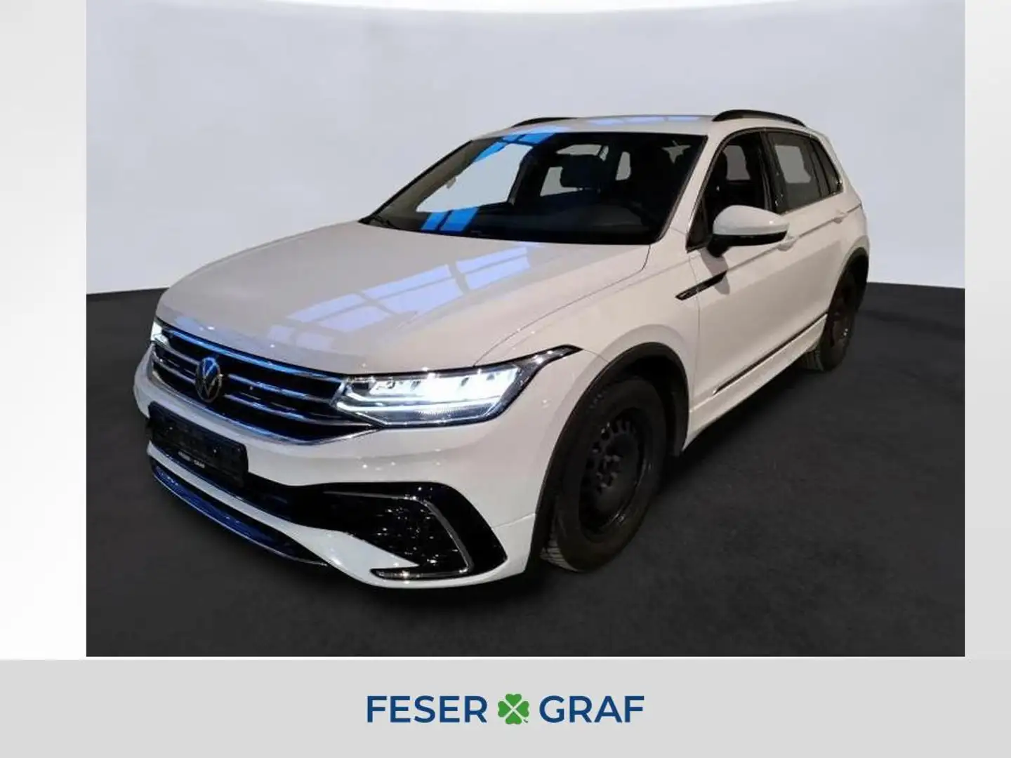 Volkswagen Tiguan 1.5 TSI DSG R-Line APP ACC LED PDC SHZ Weiß - 1