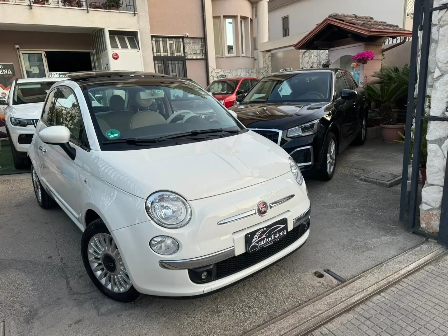 Fiat 500 1.2 Lounge AUTOMATICA FULL OPTIONAL Blanco - 1