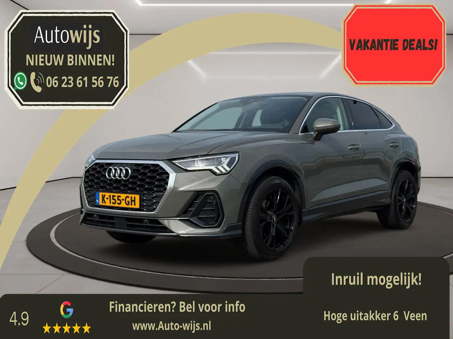 Audi Q3 Sportback 35 TFSI Pro Line S|AUT|Led|Dealeronderho Grijs - 1