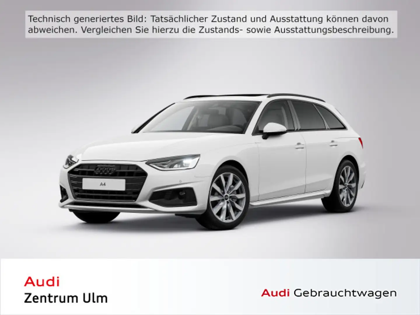Audi A4 advanced Black 40 TDI 18 LED NAVI+ PANO Weiß - 1