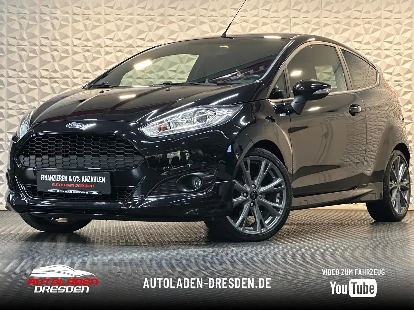 Ford Fiesta 1.0EcoBoost ST LINE* SHZ#FH#TEMPO#KLIMA Noir - 1