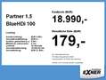 Peugeot Partner 1.5 BlueHDi 100 FAP PREMIUM L1 DAB Weiß - thumbnail 4