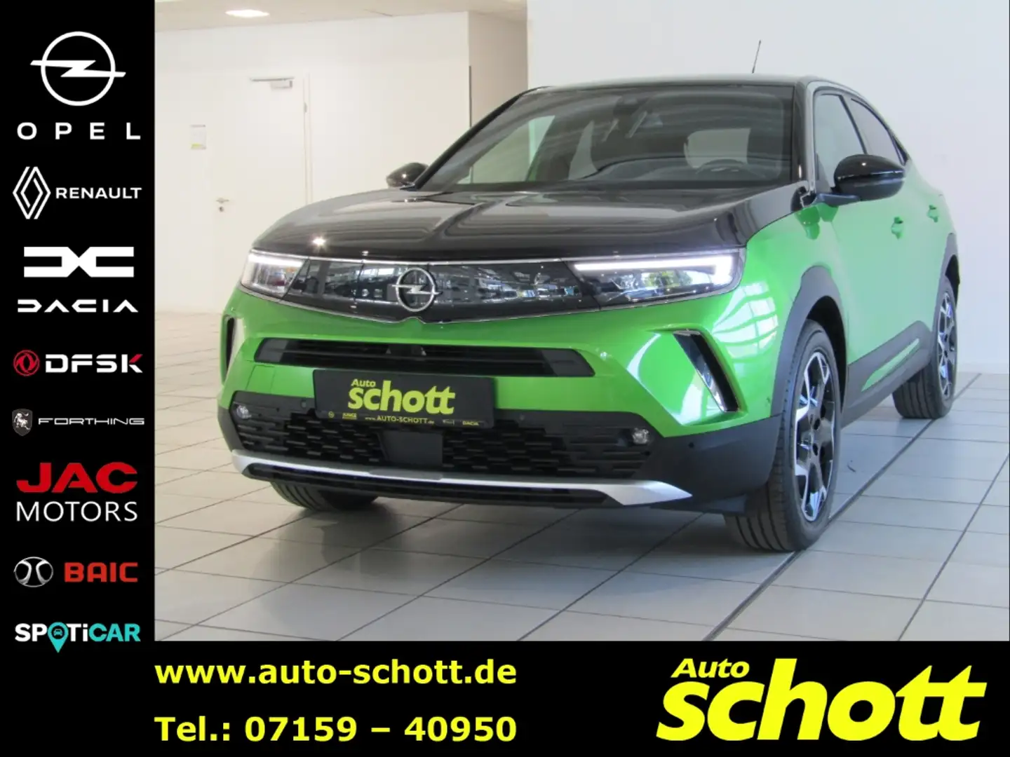 Opel Mokka e Ultimate  NAV KAM KLIM SHZ LHZ PDC TEMP Green - 1