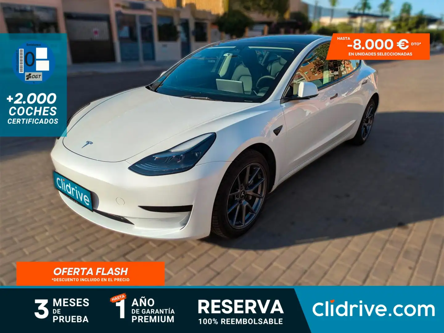 Tesla Model 3 RWD Blanco - 1