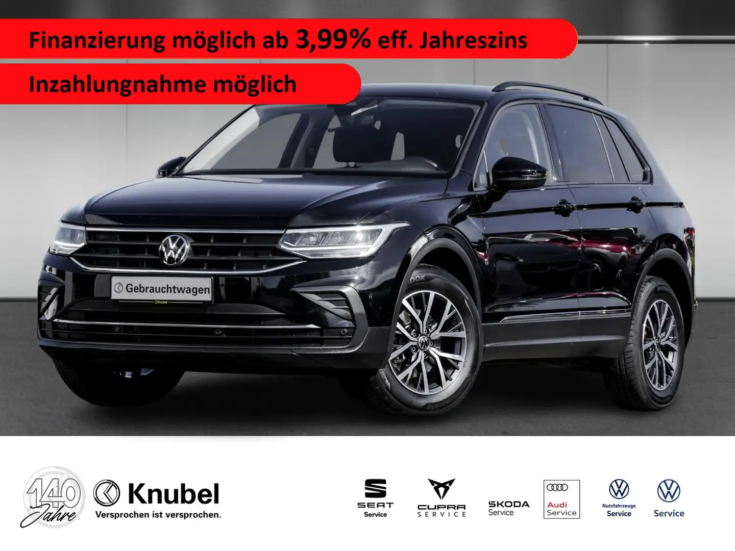 Volkswagen Tiguan Life 1.5 TSI LED/NAVI/ACC Noir - 1