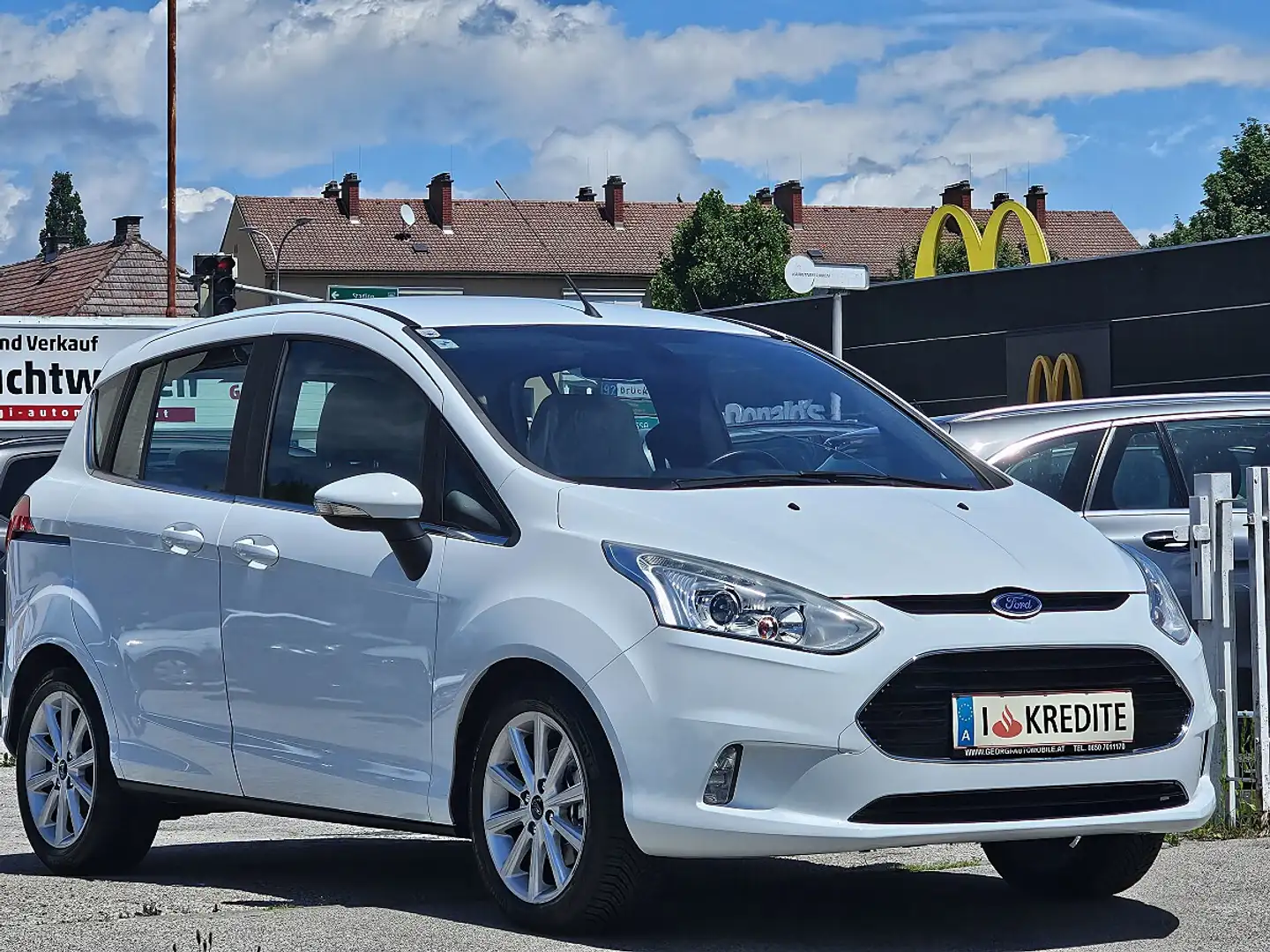 Ford B-Max B-MAX Titanium 1,0 EcoBoost Start/Stop Nur 5100... Weiß - 1