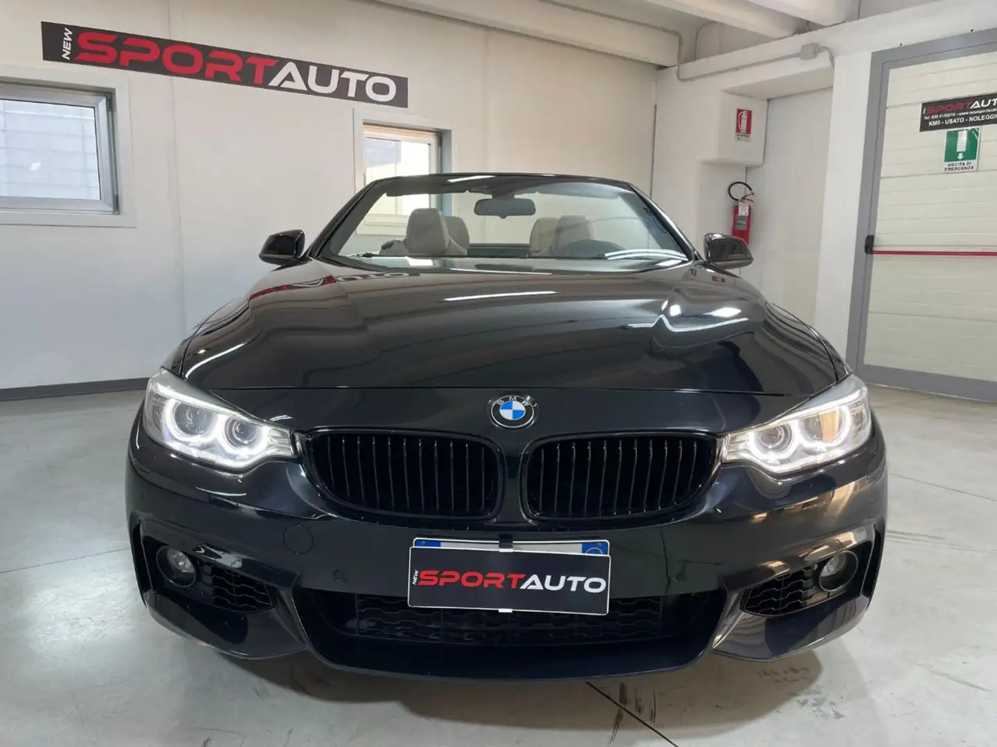 BMW 420 d Cabrio Msport AUTOMATICA Schwarz - 2