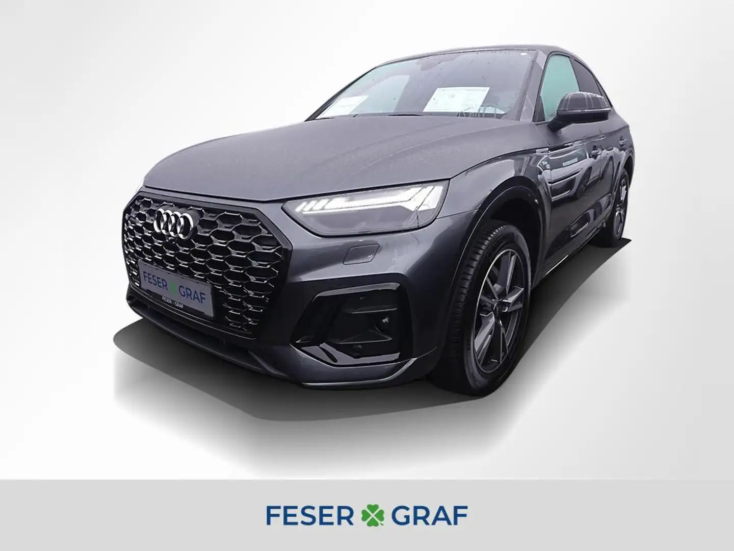 Audi Q5 Sportback 40 TDI qu. 2x S line AHK Matrix Nav Gris - 1