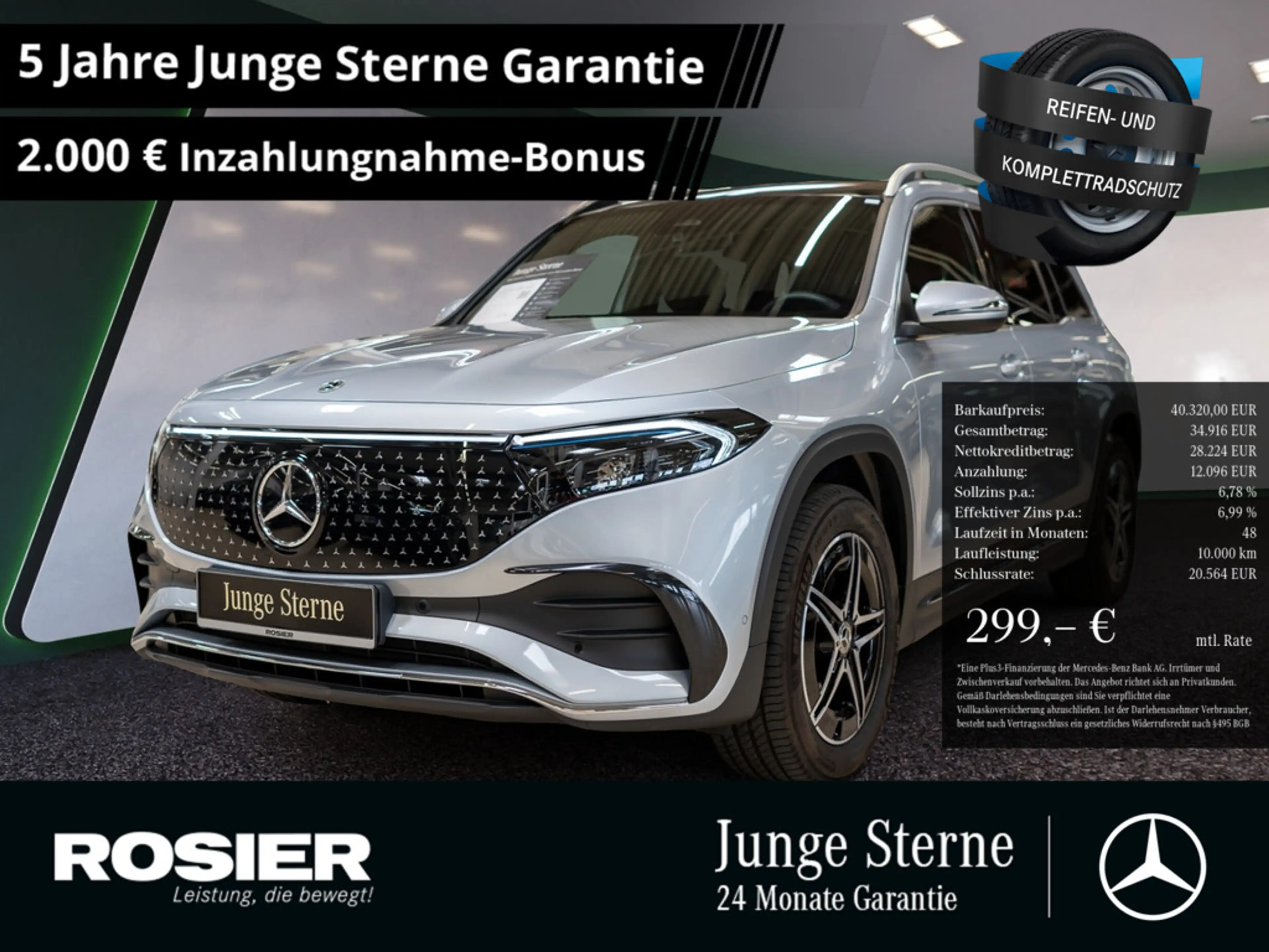 Mercedes-Benz EQB 250 + AMG Sport Advanced PANO LED NAVI SHZ