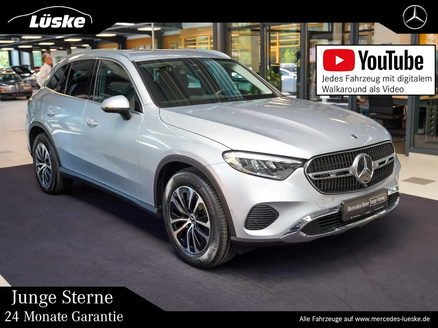 Mercedes-Benz GLC 220 GLC 220 d 4M AVANTGARDE 360° Anhängevorrichtung Silber - 1