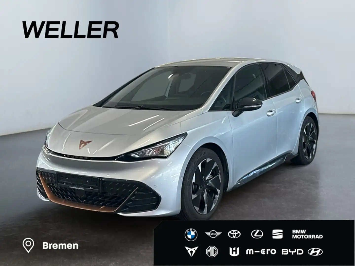 CUPRA Born 170kW/58kWh *LED*360°*ACC*Car2X*Kessy*SHZ* Silber - 1