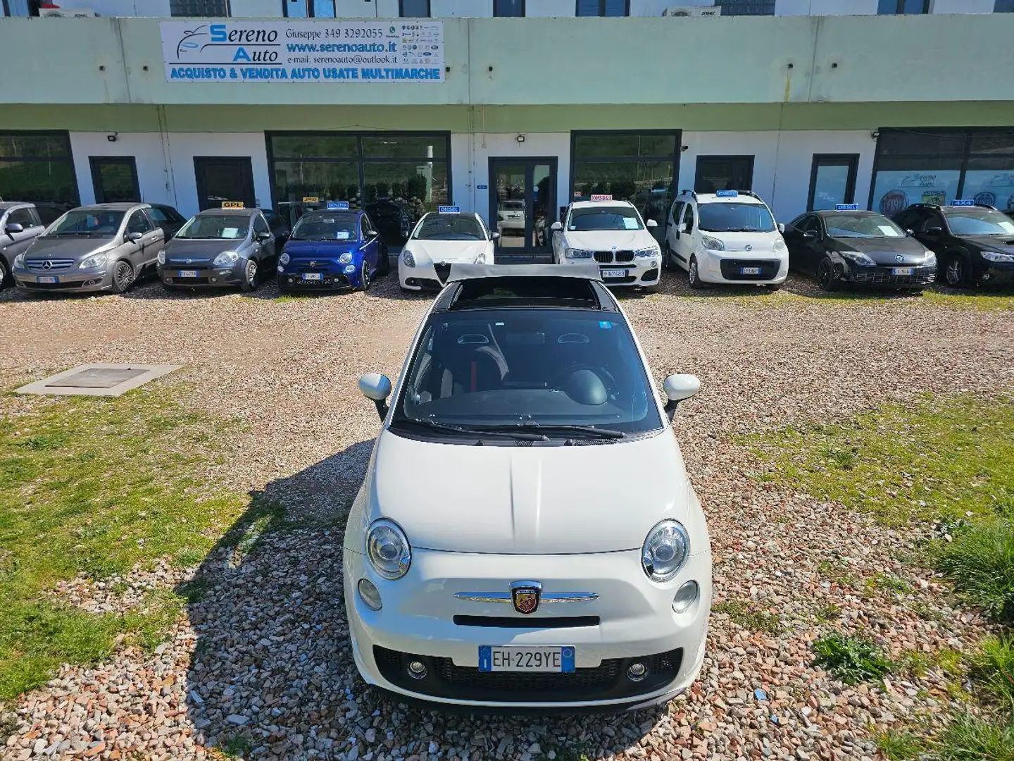 Abarth 500C 1.4 Turbo T-Jet MTA Blanc - 1