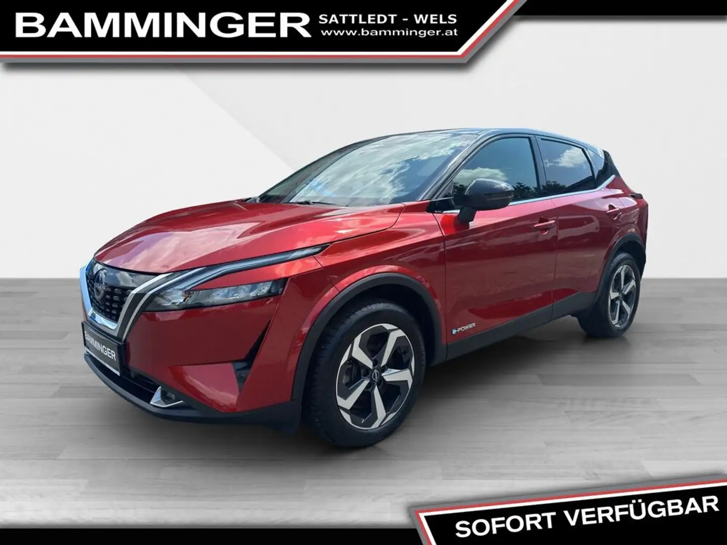 Nissan Qashqai 1,5 VC-T e-Power N-Connecta ''Winterpaket'' Rood - 2