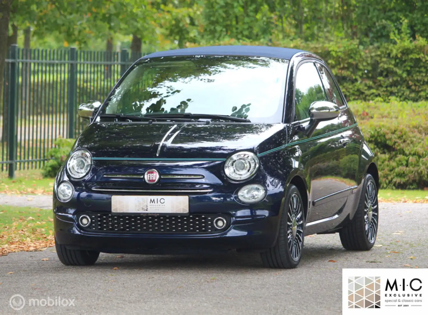 Fiat 500C TwinAir Turbo Riva Edition | inruil welkom! Blauw - 1