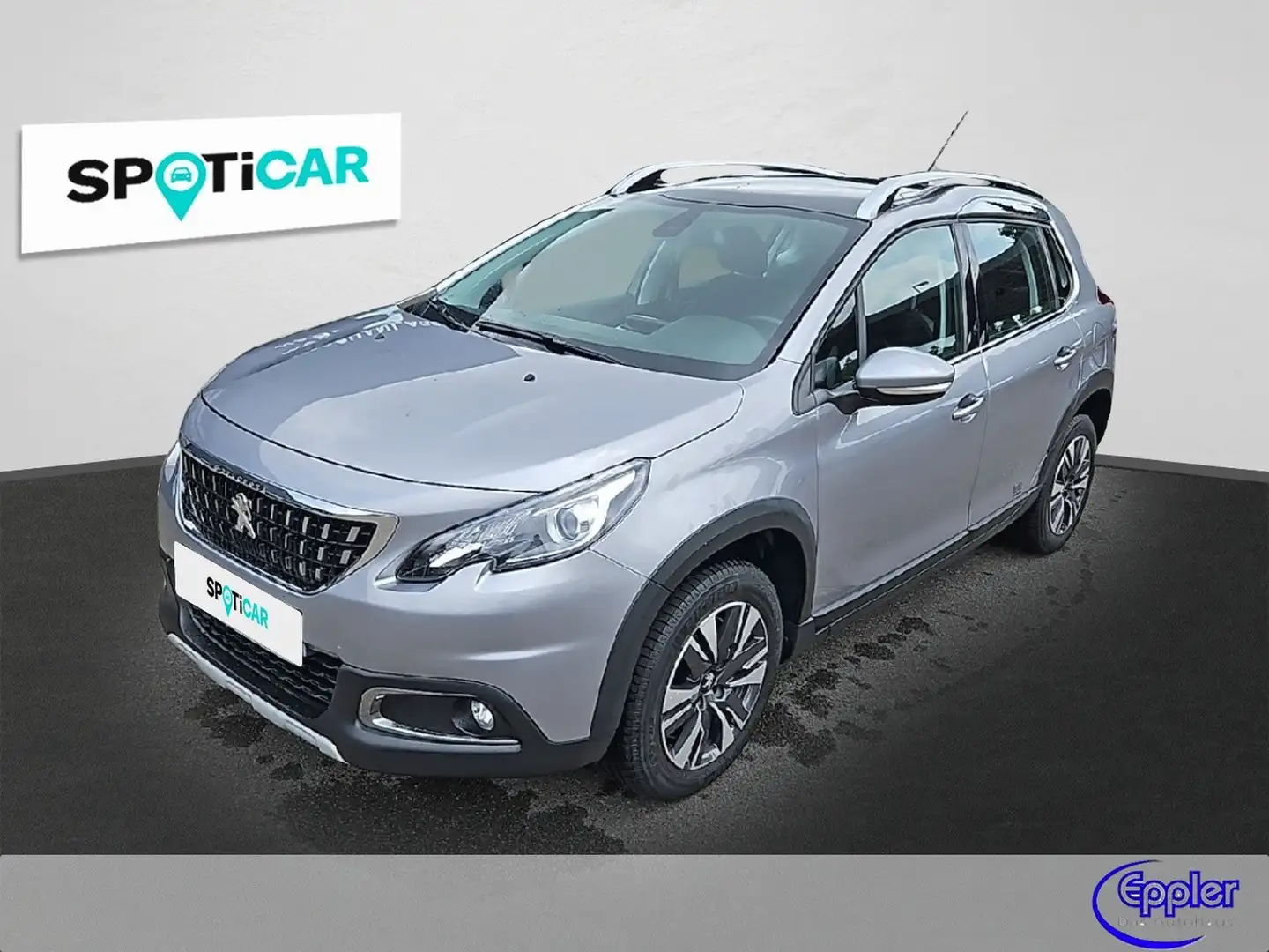 Peugeot 2008 Allure 2008 110 PT Kamera Klima Sitzheizung Silber - 1