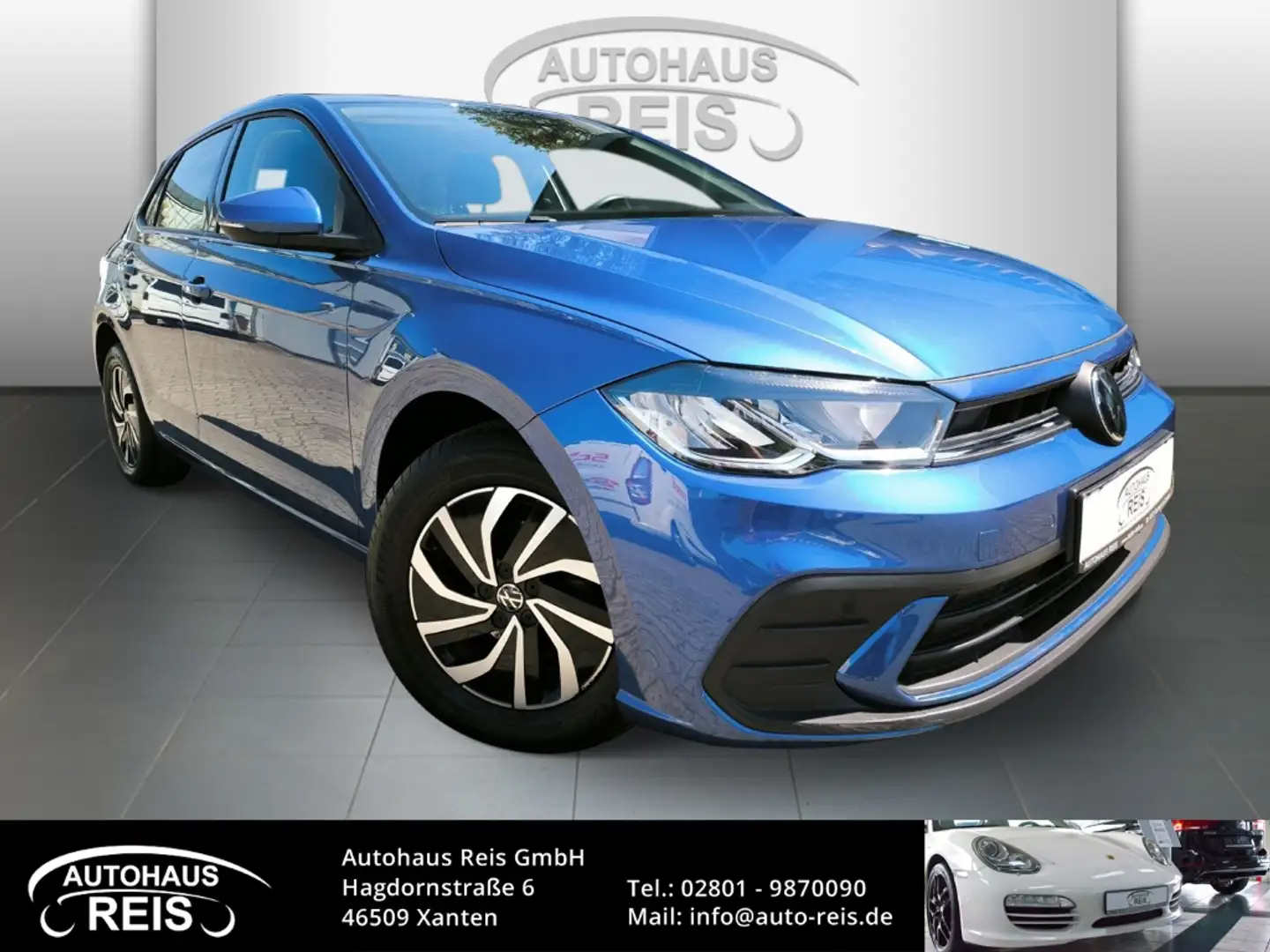 Volkswagen Polo 1.0 TSI LIFE LED APPLE/ANDROID DAB KAMERA DIGITALC Blauw - 1