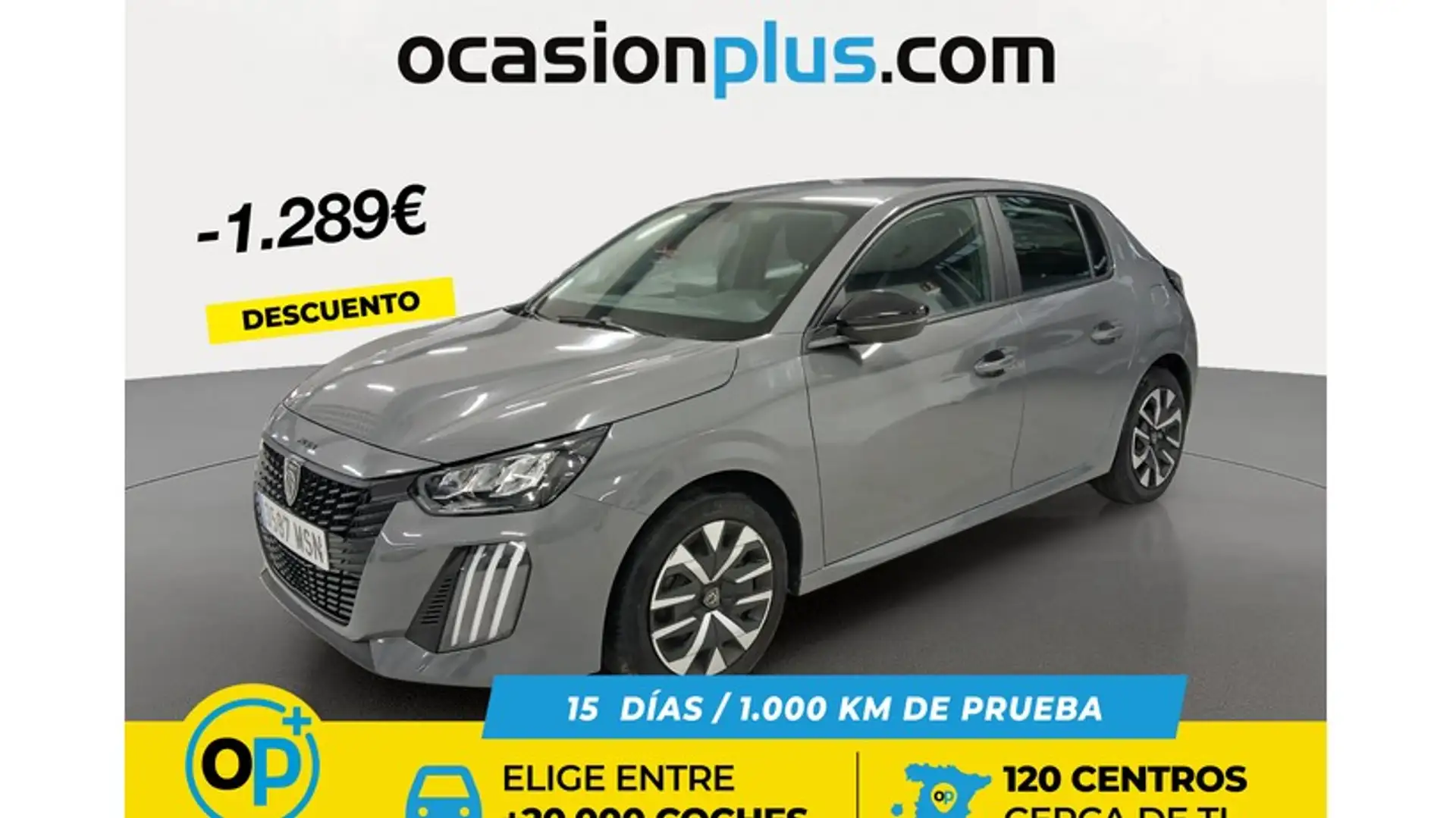 Peugeot 208 1.2 Puretech S&S Active 100 Grau - 1