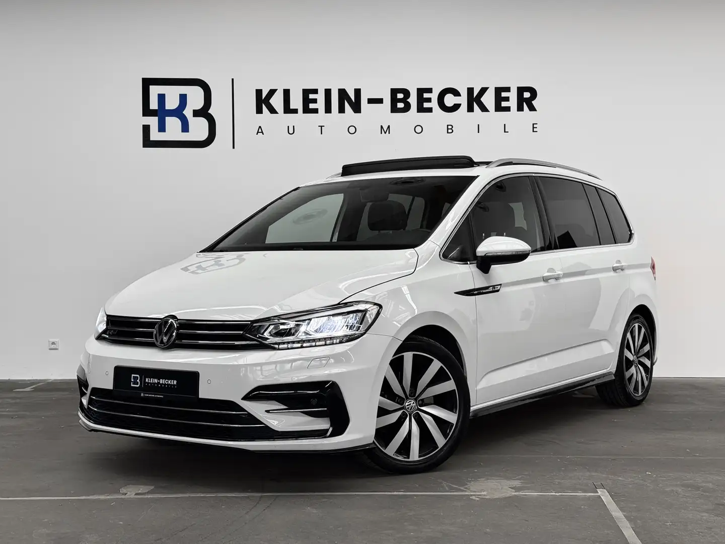 Volkswagen Touran 3x R-Line *Pano*Kamera*Key-Less*ACC*AHK* Weiß - 2