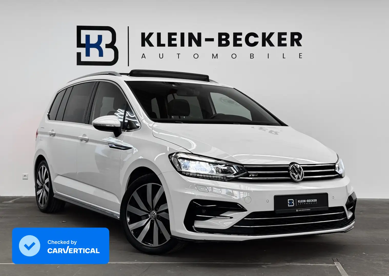 Volkswagen Touran 3x R-Line *Pano*Kamera*Key-Less*ACC*AHK* Weiß - 1