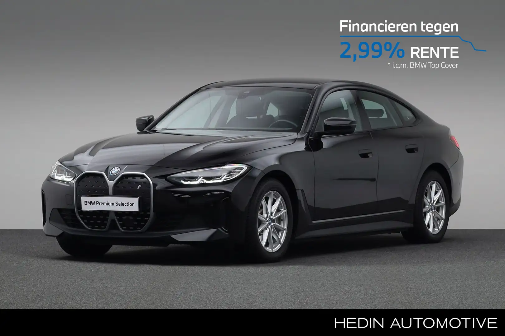 BMW i4 eDrive40 84 kWh | Achteruitrijcamera | DAB | BMW W Zwart - 1