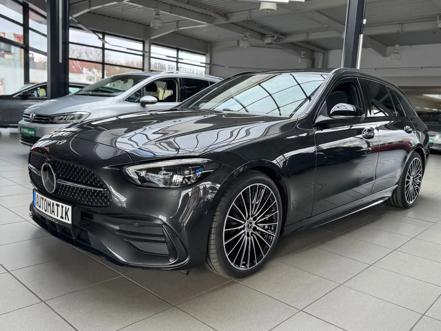 Mercedes-Benz C 220 d T Edition AMG Line 4Matic PANO 360-Cam Grau - 1