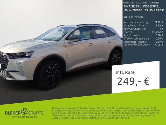 DS Automobiles DS 7 Crossback Esprit de Voyage