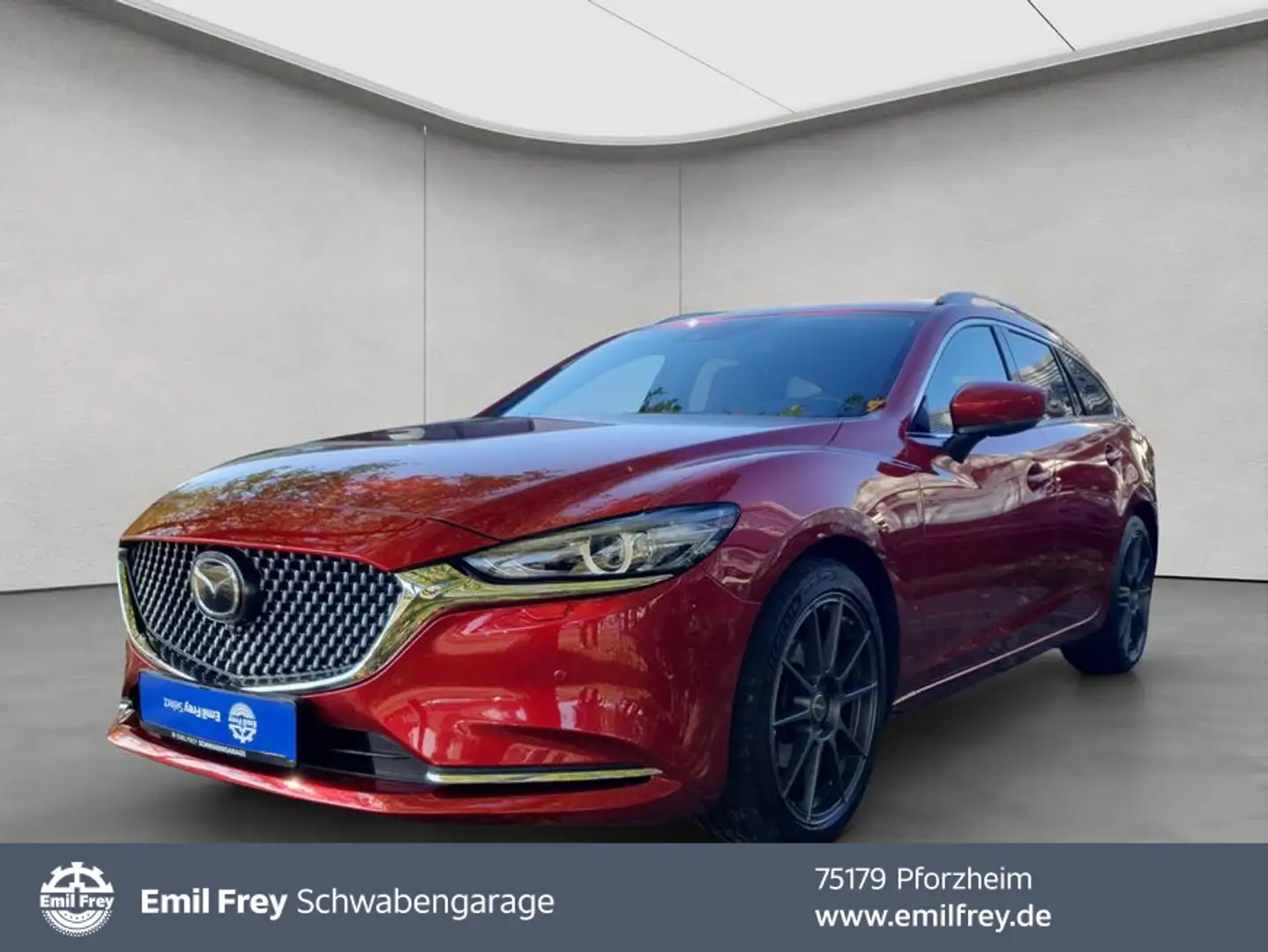 Mazda 6 Kombi SKYACTIV-G 194 Drive i-ELOOP Sports-Line Rot - 1