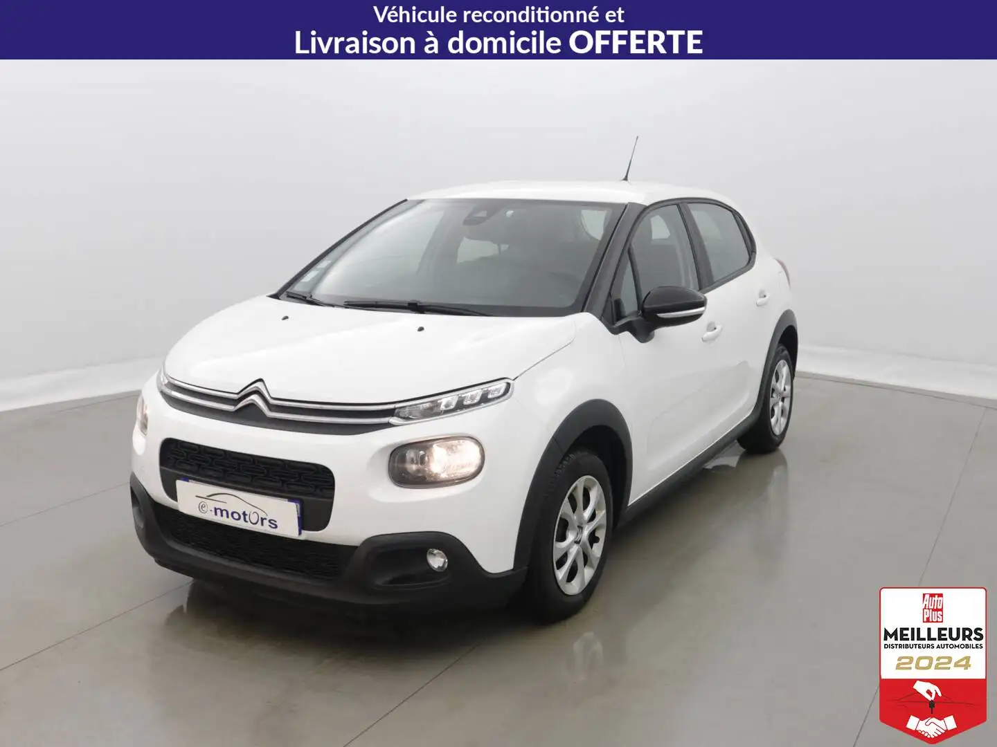 Citroen C3 Puretech 82 Feel+ PDC AR Wit - 1