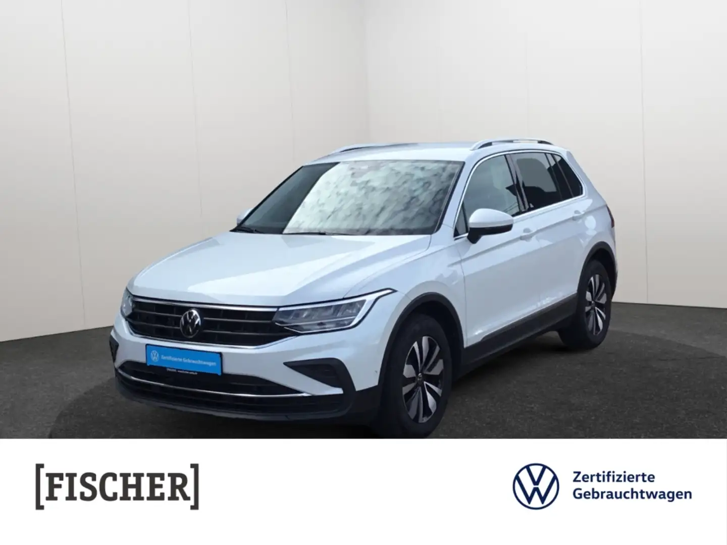 Volkswagen Tiguan 2.0TDI DSG Move LED AHK Navi Rear View ACC Weiß - 1